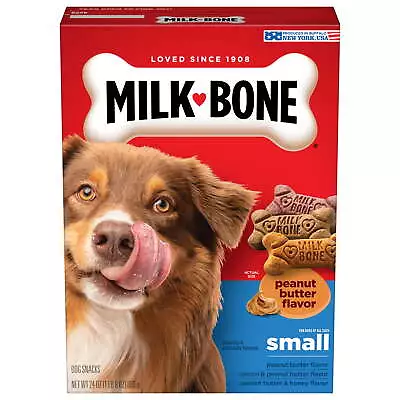 Milk-Bone Peanut Butter Flavor Naturally & Artificially Flavored Dog Biscuits • $12.48