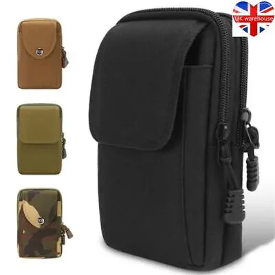 £5.99 • Buy Tactical Molle Pouch Belt Waist Bag Men Tool Bag Mobile Phone Case Outdoor