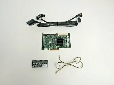 $20.94 • Buy Dell T954J PERC 6/i SAS RAID Controller W/ Cables Batt PowerEdge R610  42-1 57-1