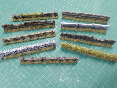 £3.30 • Buy Javis Fencing Concrete Wood Wire Fence  Scenery Wargame 00 Gauge Model Railway