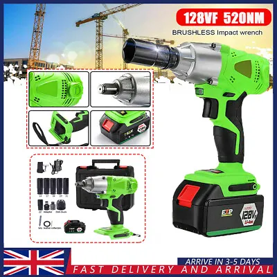 £58.99 • Buy Electric Impact Wrench Drill Gun Driver Tool 1/2  Ratchet Drive Socket Cordless