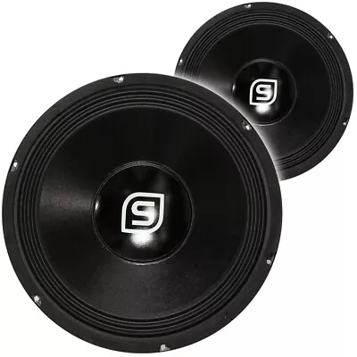12  DJ Disco Speaker Chassis 8 Ohms Replacement Spares Parts Driver Cone (Pair) • £74.99