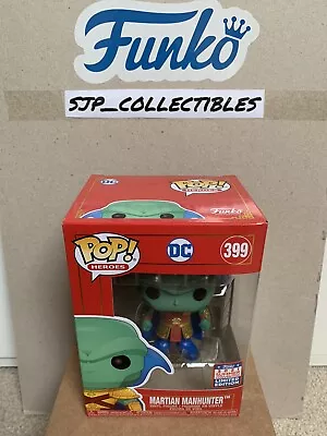 Funko POP! Heroes DC 399 Martian Manhunter 2021 Summer Con Limited Edition • £5.50