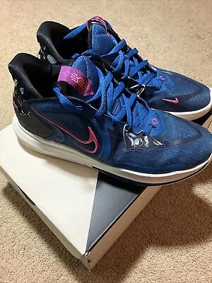 Nike Mens Kyrie Low 5 DJ6012-400 Blue Basketball Shoes Sneakers Size 9.5 • $49.99