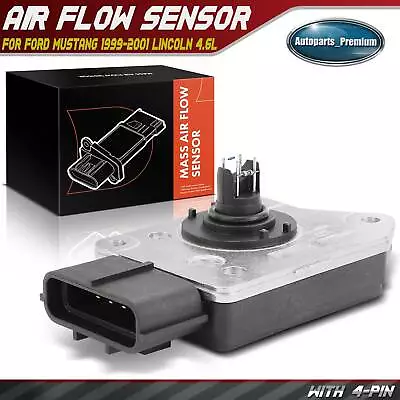 New Mass Air Flow Sensor For Ford Mustang 1999-2001 Lincoln Continental V8 4.6L • $26.99