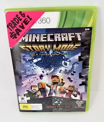 Minecraft Story Mode A Telltale Game Series No Manual XBOX 360 • $14.99