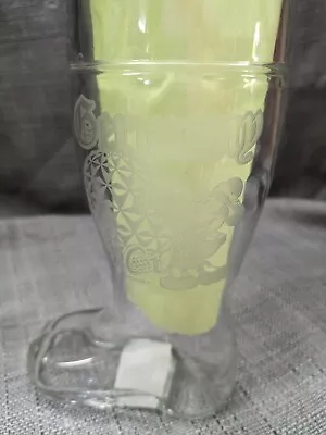 Disney World Theme Park Germany Epcot Glass BOOT Etched Mickey Beer Stein • $45.99