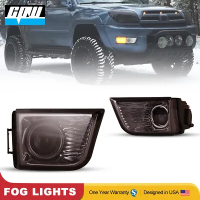 Fog Lights For 2003-2005 Toyota 4Runner Projector Front Bumper Lamps Smoke Lens • $44.99