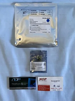 1 Cyan Konica Developer BAG & CHIP C360 C224 C284 C364 C454 C554 C458 DV512C • $102.25