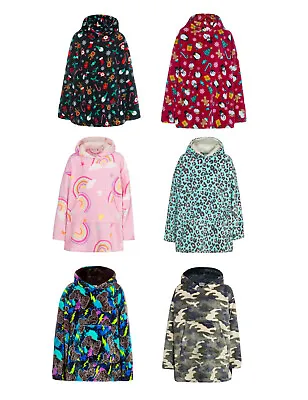 £14.99 • Buy Girls Boys Kids Giant Oversized Hoodie Warm Winter Fleece Lounge Hoody Blanket