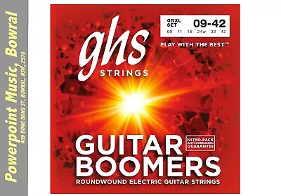 GHS GBXL Boomers 9-42 Electric Guitar Strings Extra Light Brand New! • $15.95