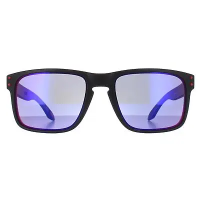Oakley Sunglasses Holbrook OO9102-36 Matt Black Positive Red Iridium • £107