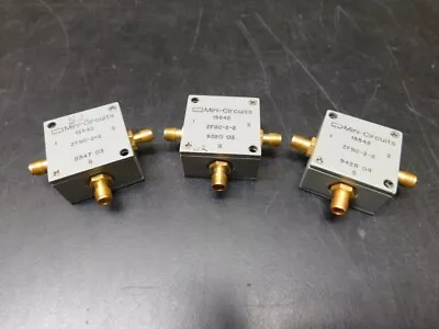 (3) MINI CIRCUITS ZFSC-2-2 SMA 2 Way Splitter -- 15542 -- Lot Of 3 • $49.97