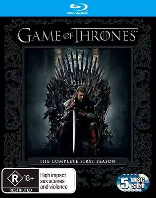 Game Of Thrones / Season 1 BLU-RAY 5-Disc HBO Excellent Condition! • $9.95