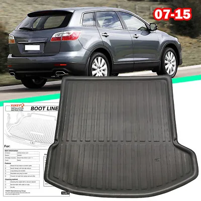 For Mazda CX-9 CX9 2007-2015 Boat Cargo Liner Trunk Floor Mat Tray Carpet • $38.25