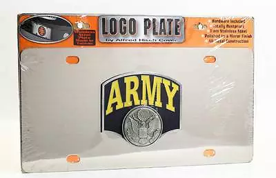 U.S. Army Logo License Plate Stainless Steel Polished Mirror Finish SLP10071 • $34.95