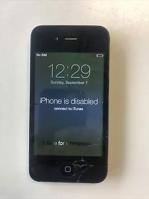 Apple IPhone 4 - 8GB - Black A1332 • $9.90