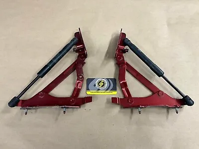 06-15 Mazda Miata MX5 OEM Shock Trunk Lid Lift Hinge Bracket Pair Copper Red #1 • $44.95