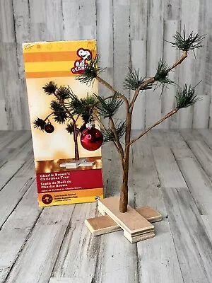 Peanuts A Charlie Brown Christmas 12 Inch Christmas Tree With Red Ornament • $16.88