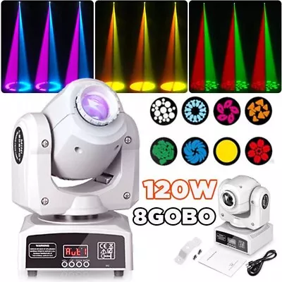 120W LED Moving Head Light RGBW Gobo Beam Stage DMX Spot Lighting DJ Disco Show • $62.99