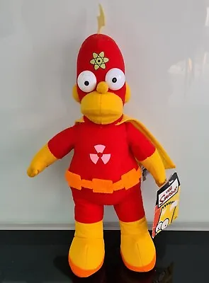  The Simpsons Homer Simpson Radioactive Man Yellow Plush Soft Toy TV Figure • £14.99