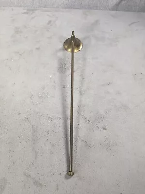 Vintage Brass Candle Snuffer Is 12” Long • $16.98