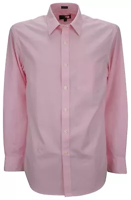 Ex-Store Mens Pure Cotton Wrinkle Free Single Cuff Shirt • £9.99