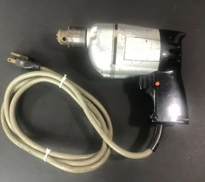 Vintage Black & Decker 1/4  Electric Drill Works Fine No Label Or ID Numbers • $21.63