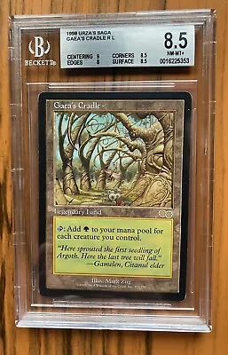 Gaea's Cradle  Urza's Saga MtG BGS 8.5 1998 (SUBS 9 8 8.5 8.5) • $999.99