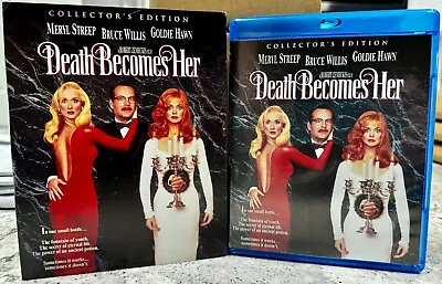 Death Becomes Her Blu-ray Scream Shout Collector's Edition + Slipcover - NEW! • $2.99