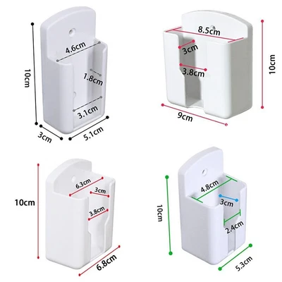$13.65 • Buy Universal, White Air Conditioner Remote Control Holder Wall Mounted Box Storage