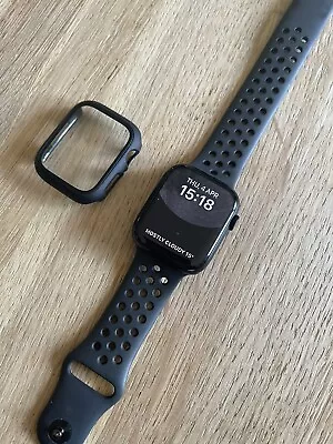 Apple Watch Series 7 - 45mm. Black With Nike Sports Band • £169.99