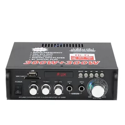 LDZS AV-289 Power Amplifier - Bluetooth USB SD Card Karaoke • £34.99