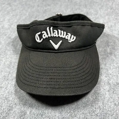 New Era Callaway Golf PGA Tour Visor FT Fusion Technology Hat Black & White Cap • $12.22