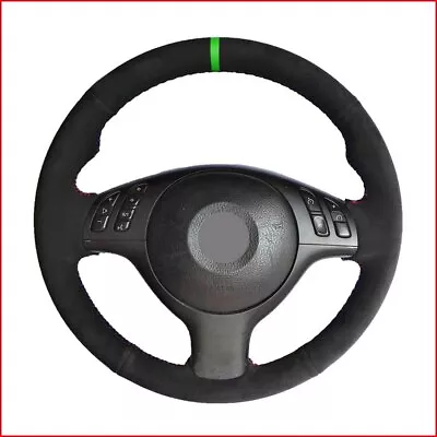 Suede Steering Wheel Cover For BMW E46 330i 330Ci E39 540i 525i 530i M3 M5 G485 • $75.88