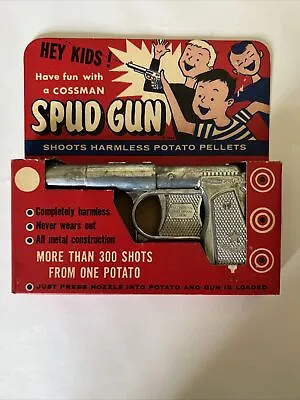 1950’s Cossman  Spud Gun #504 - Original Box All Metal • £42.76