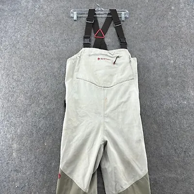 Redington Waders Mens Small Beige Taped Seams Fly Fishing Stockingfoot Belted • $79.95