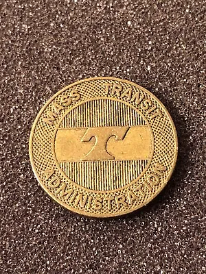 Vintage MTA Mass Transit Authority Good For One Fare Public Transit Token • $2