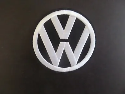 Vw Black Automotive Embrodiered Iron On Patch 3-1/4 X 3-1/4 With  Free Tracking  • $4.35