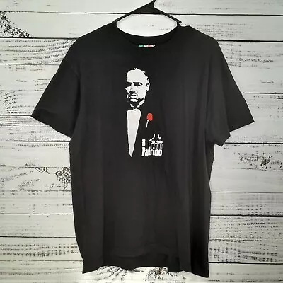 Zeus T Shirt Mens 2XL Black  IL Padrino  Godfather Movie Classic Marlon Brando  • $15.29