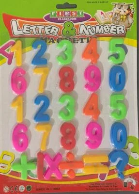 £2.89 • Buy Magnetic Letters Large Numbers & Symbols Kids Learning Teaching Fridge Magnet
