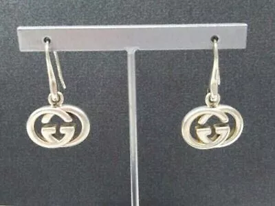 GUCCI Earrings GG SV Silver 7.68g Ladies Accessories Ag925 • $573.47