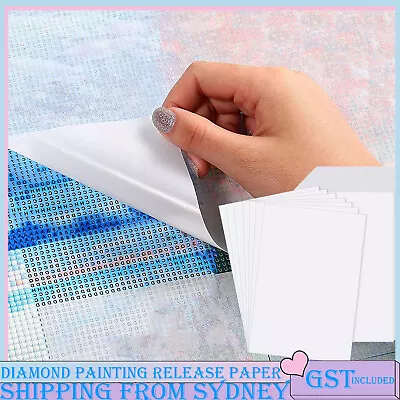 $9.99 • Buy 50PCS Diamond Painting Release Paper Double-Sided Release Non-Stick Paper Cover