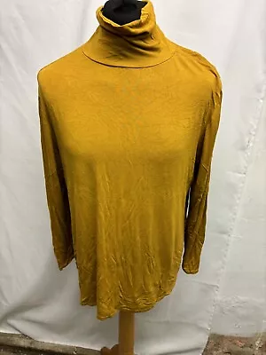 New Look Mustard Long Sleeve Top Size 26 • £4.99