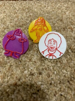 $8 • Buy Vintage McDonalds Rings Three