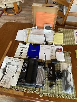$75 • Buy Vtg Car Bag Phone Motorola Cellular One Carphone Cell Telephone Magnetic Antenna