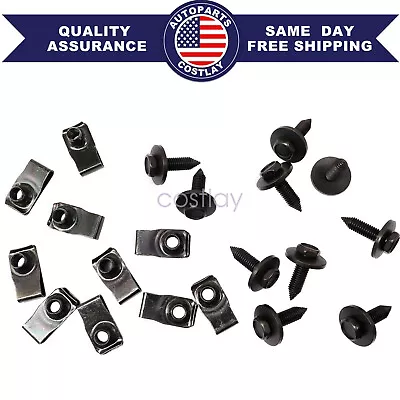 For GM Truck Body Bolts & U-nut Clips- M8-1.25 X 30mm-13mm Hex- 20pc #155 • $12.84