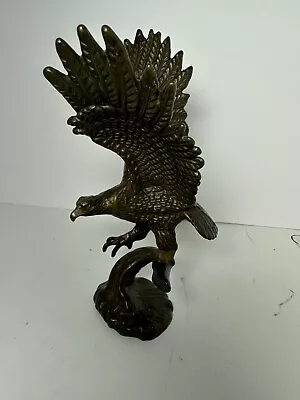 Vintage Metal American Eagle 6.5” Tall • $30