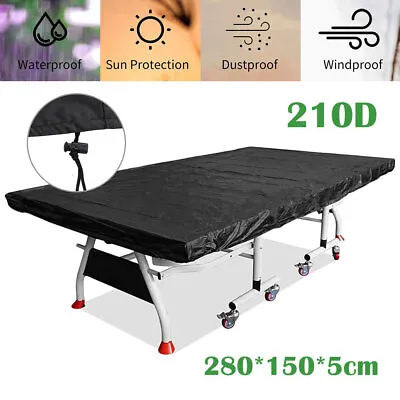 280*150cm Waterproof Dustproof Tennis Table Ping Pong Cover For Outdoor Indoor • $27.85