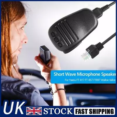 MH-31A8J Short Wave Microphone Speaker Mic For Yaesu FT-817 FT-857 FT897 Radio • £18.99